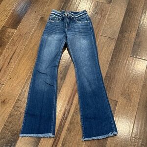 KanCan Dark Blue Flare Jeans